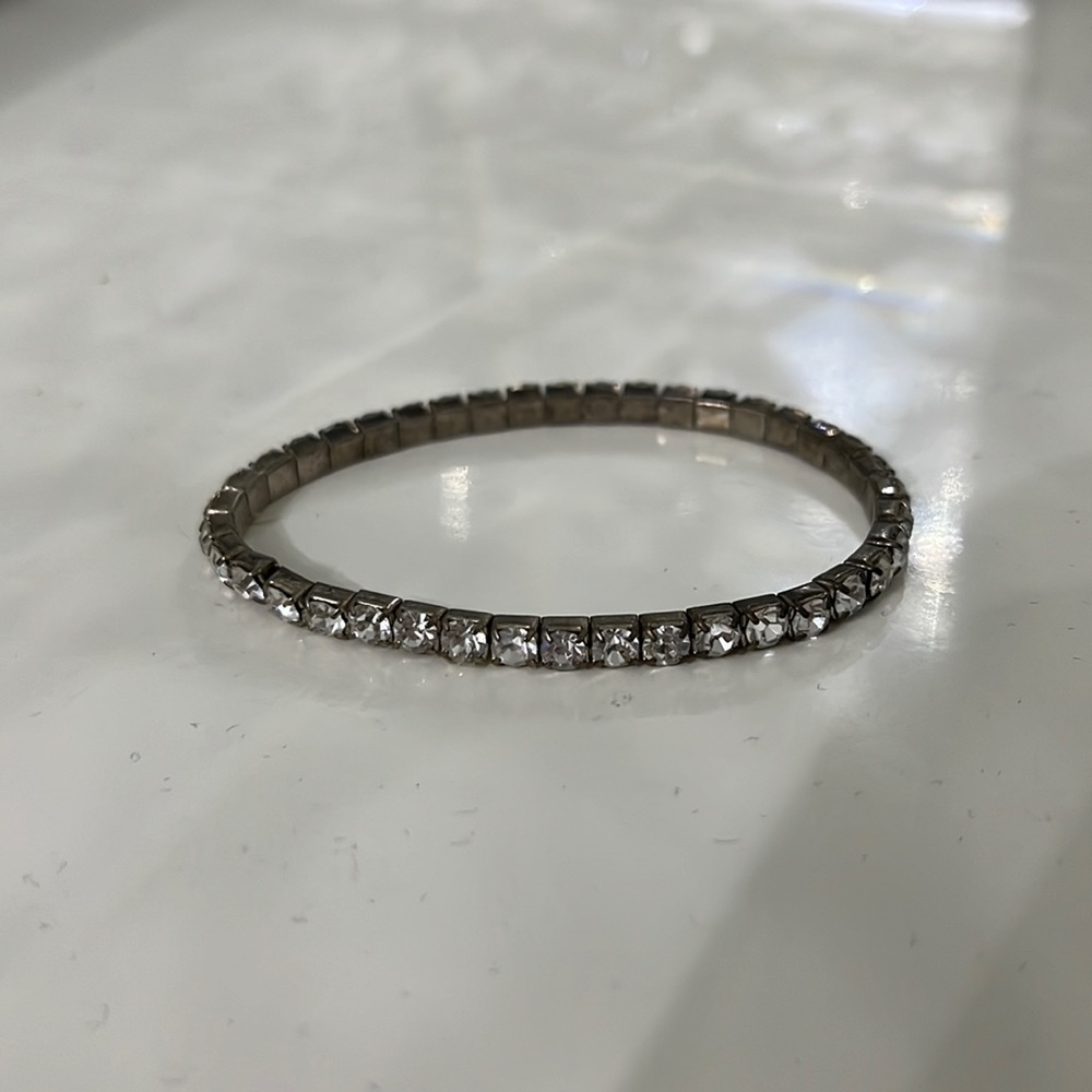 Cubic Zirconia Stretchy Bracelet